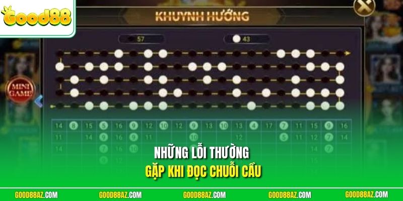 Những lỗi thường gặp khi đọc chuỗi cầu